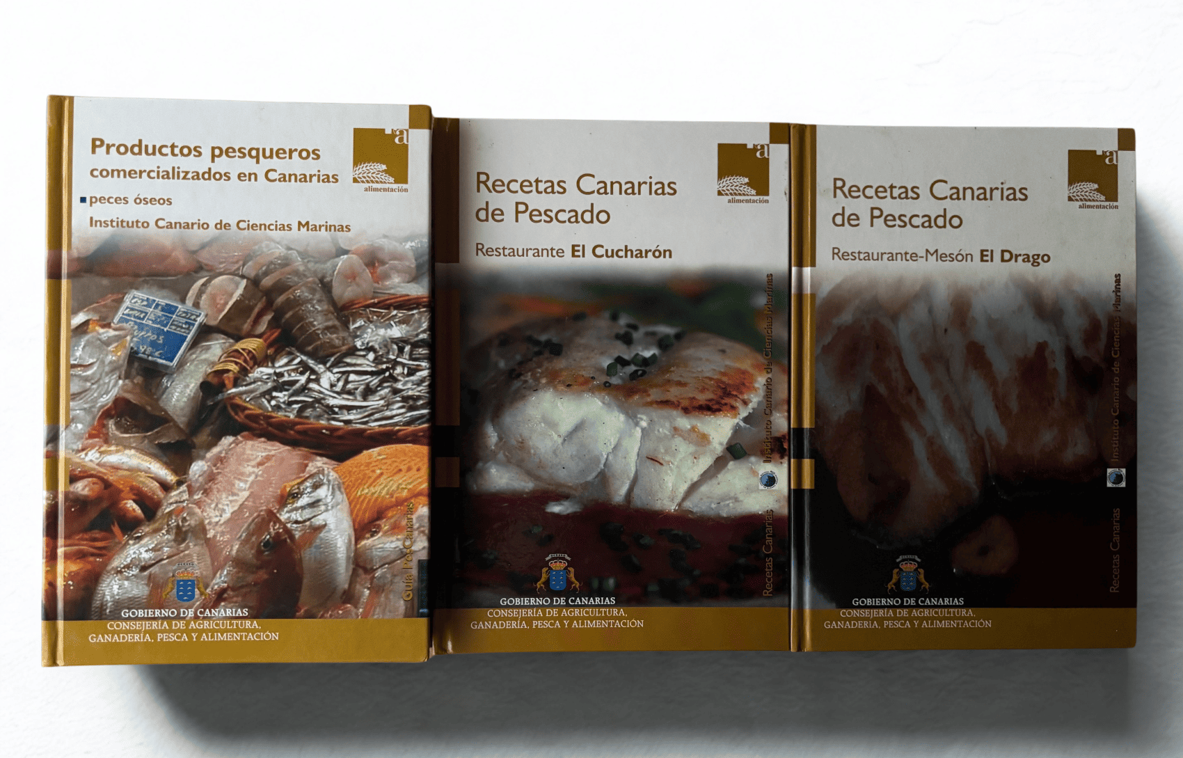 Productos Pesqueros y Recetas Canarias – 3 Tomos en Estuche | Edición Única, Vintage y de Colección de Cocina y Pesca Canaria - Image 2