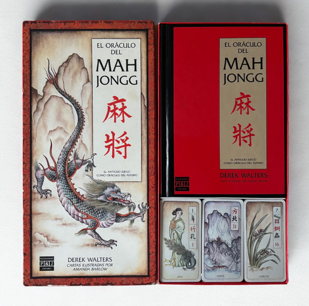 El Oráculo del Mah Jongg – Libro y cartas ilustradas 1988