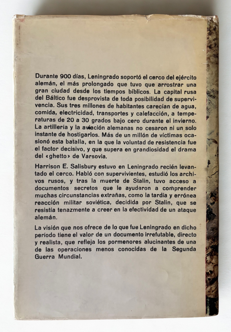 Los 900 Días: El Sitio de Leningrado – Harrison E. Salisbury | 1ª Edición Ilustrada 1970 | Historia de la Segunda Guerra Mundial - Image 2