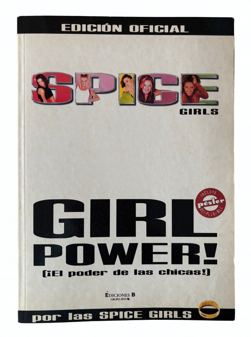 Girl Power: The Official Book de Spice Girls – Libro oficial 1997 | Fotografías y cultura pop de los 90 | Libro vintage