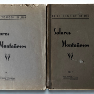 Solares Montañeses – Viejos Linajes de la Provincia de Santander | Tomos V y VI (1931–1932) | Libro Vintage