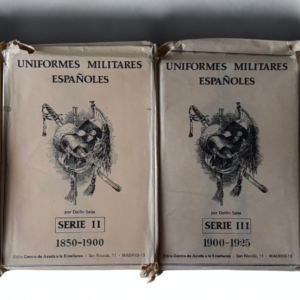 Uniformes Militares Españoles (1800–1950) | Colección Completa 160 Láminas | Delfín Salas (1980)